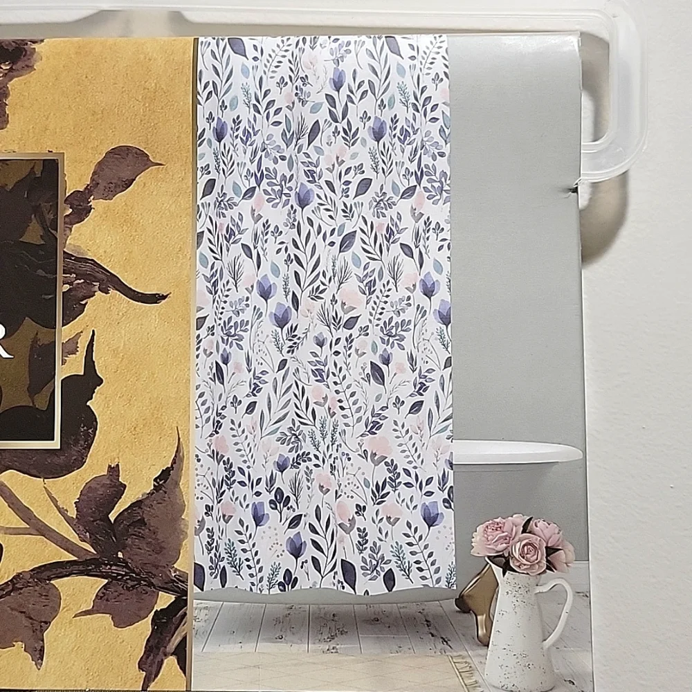 Be BATH essentials Printed Shower Curtain 70